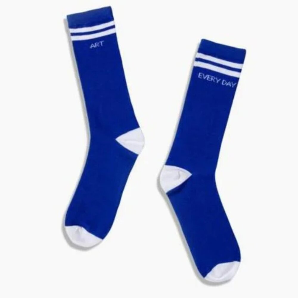 Pocketo "Art Every Day" Crew Socks